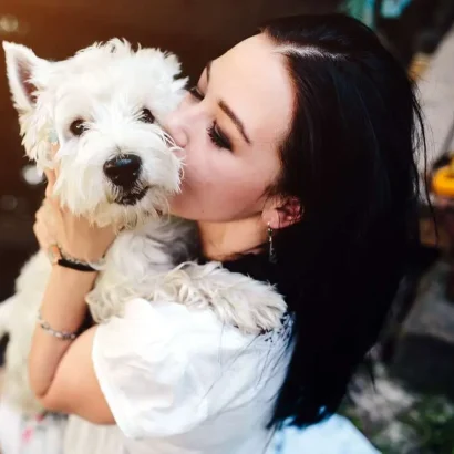 Dog and cat together, both protected by up-to-date vaccinations